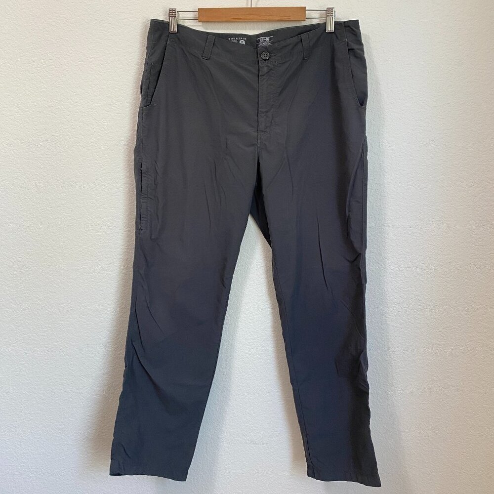 Mountain Hardwear Men's Lightweight Hiking Pants 36x32 Gray
